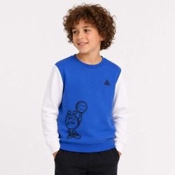 Detská Mikina Peak Kid Round Neck Sweater modrá