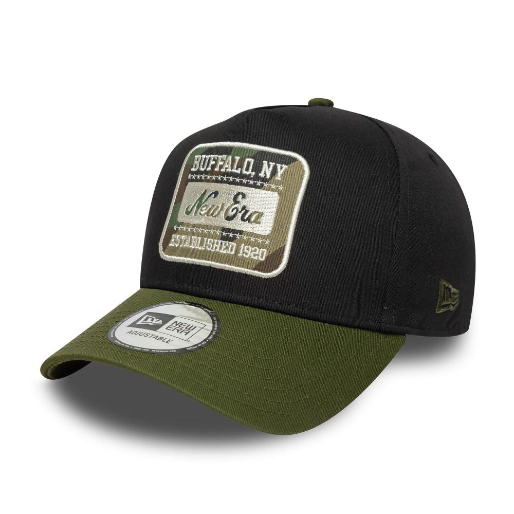 Šiltovka New Era Camo Patch Black 9FORTY E-Frame Adjustable Cap čierna