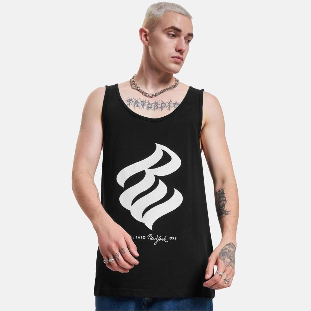 Pánske tielko Rocawear Basic Logo čierno-biele