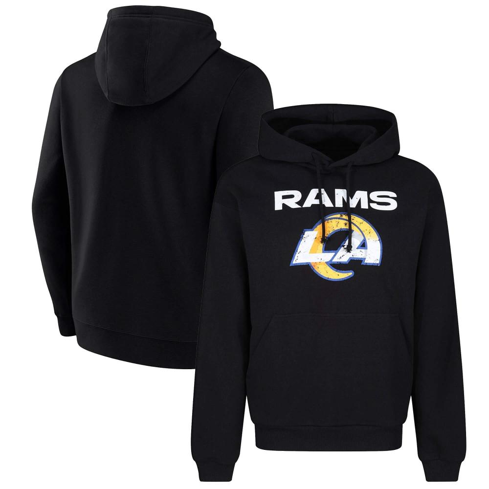 Re:Covered NFL Core Logo Hoody Los Angeles Rams Solid Black