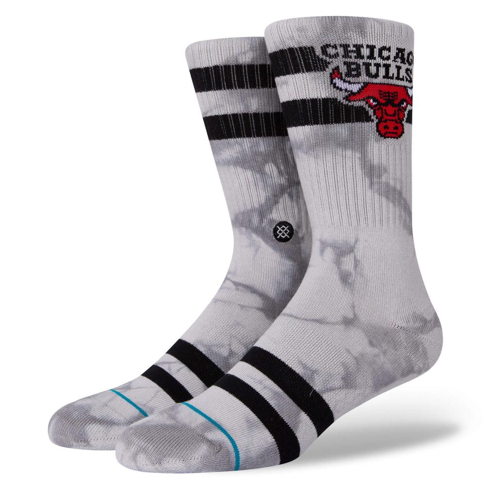 Stance Nba Crew Bulls Dyed Grey