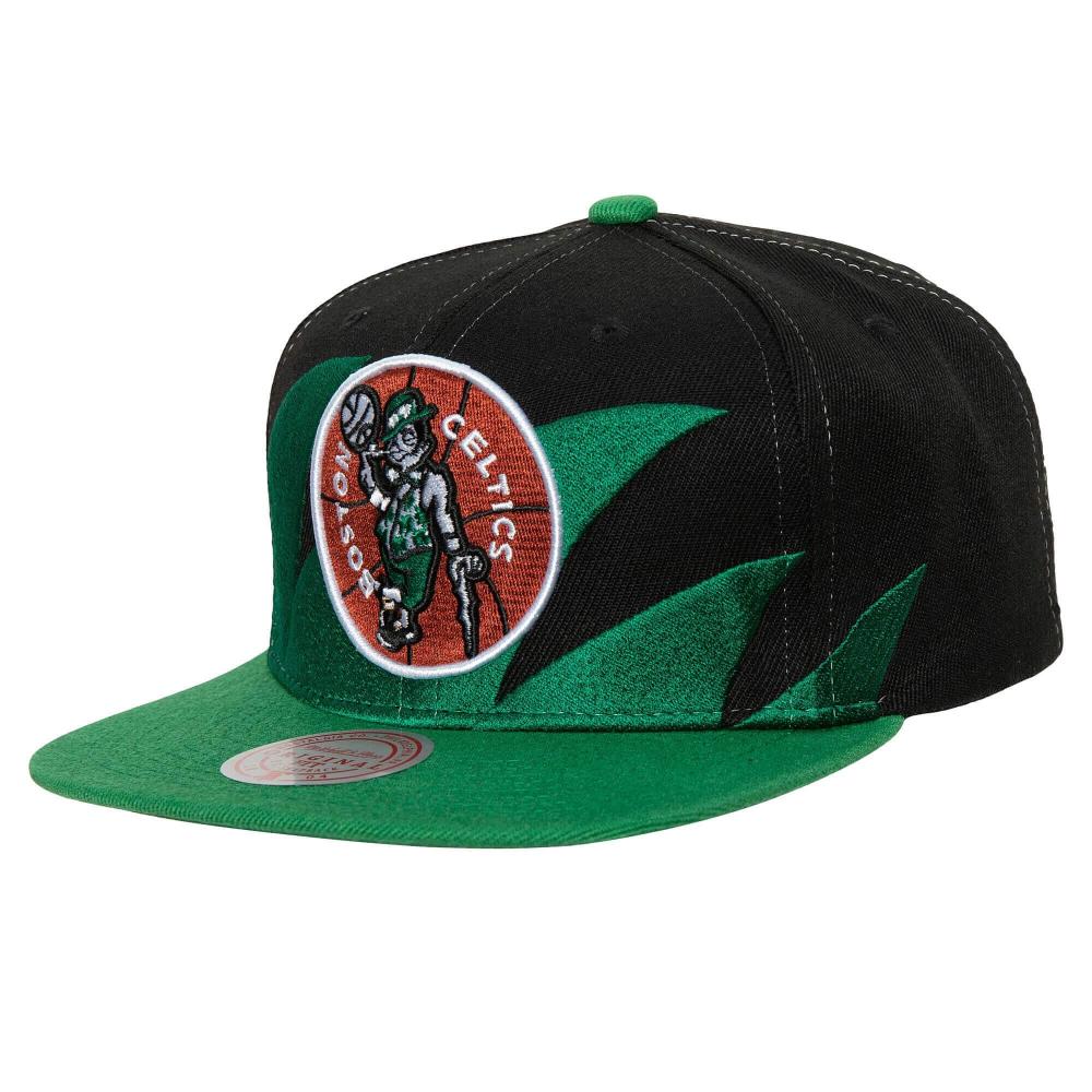 Mitchell & Ness NBA SHARKTOOTH SNAPBACK HWC BOSTON CELTICS BLACK / GREEN