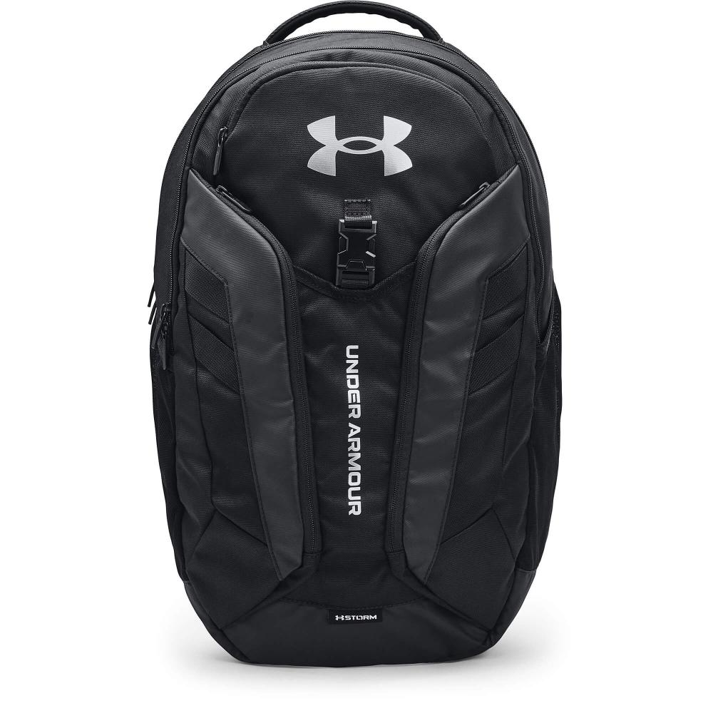 Under Armour UA Hustle Pro Backpack Black/Metallic Silver