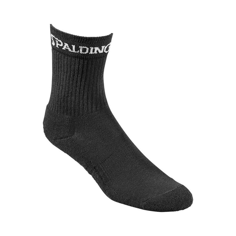 Spalding Socks Mid Cut (3 páry v balení) Black