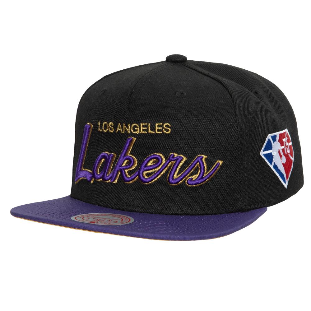 Mitchell & Ness NBA 75TH GOLD SNAPBACK LOS ANGELES LAKERS BLACK