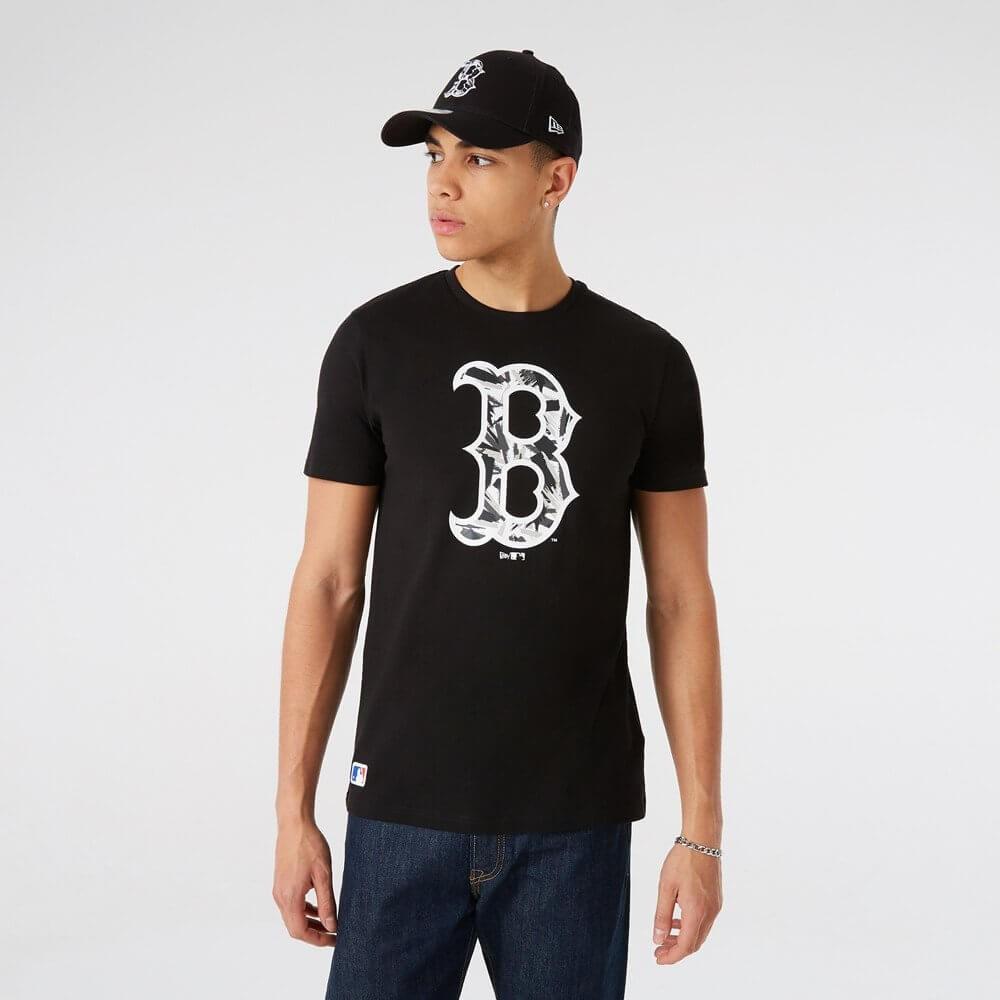 NEW ERA tričko MLB Camo infill tee BOSTON RED SOX Black