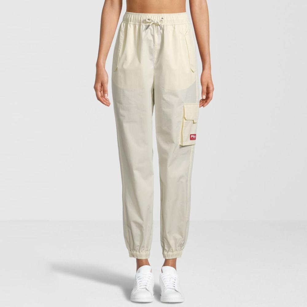 FILA TULLE cargo pants Sweet Corn