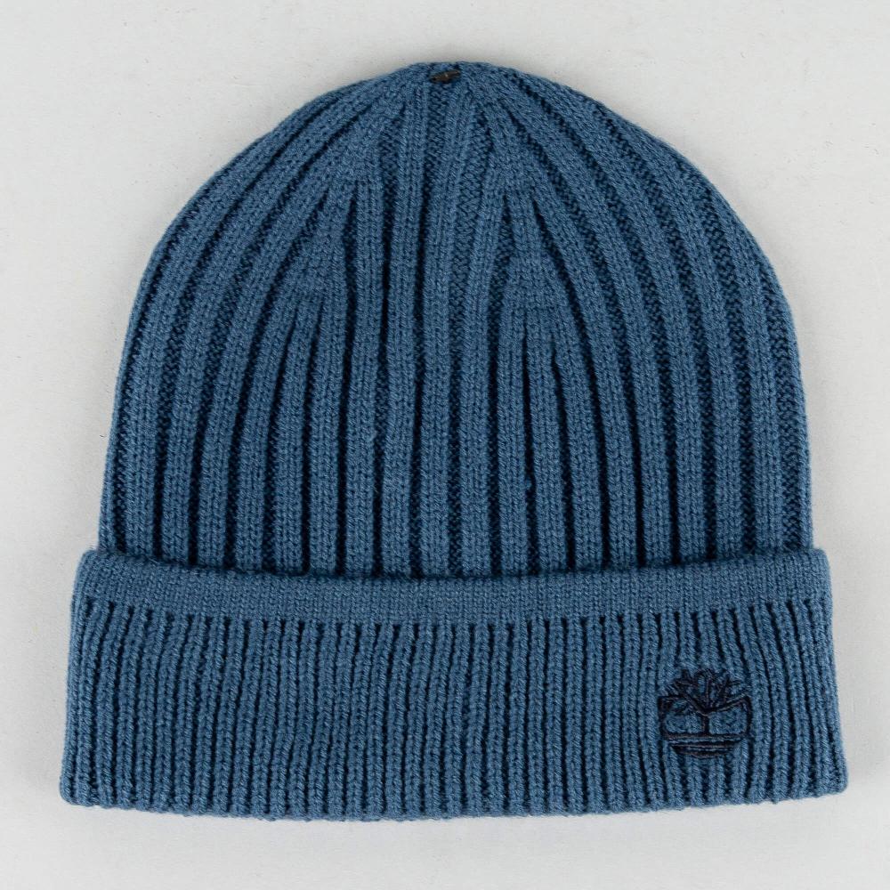 Timberland Solid Rib Beanie Dark Denim