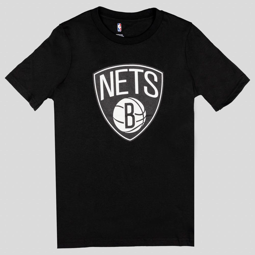 Outer Stuff Nba Slogn Back Ss Ctn Tee Brooklyn Nets Black