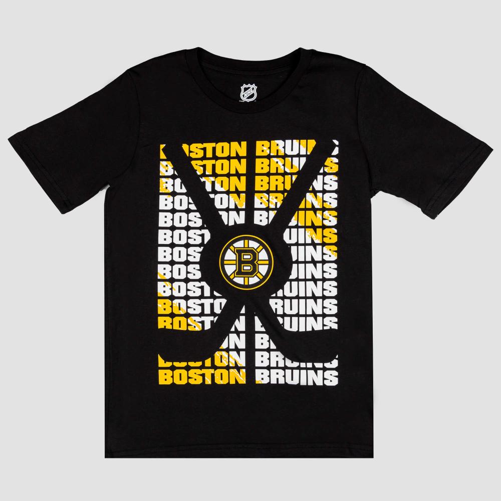 Outer Stuff Nhl Box Ss Ctn Tee Boston Bruins Black