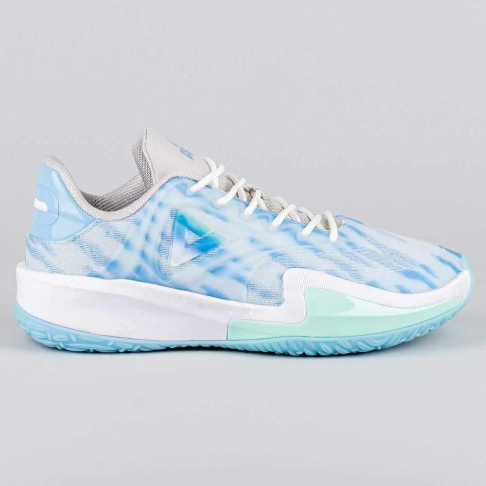 Peak Basketball Shoes Glitter V2 Super P-Motive Sky Blue/White