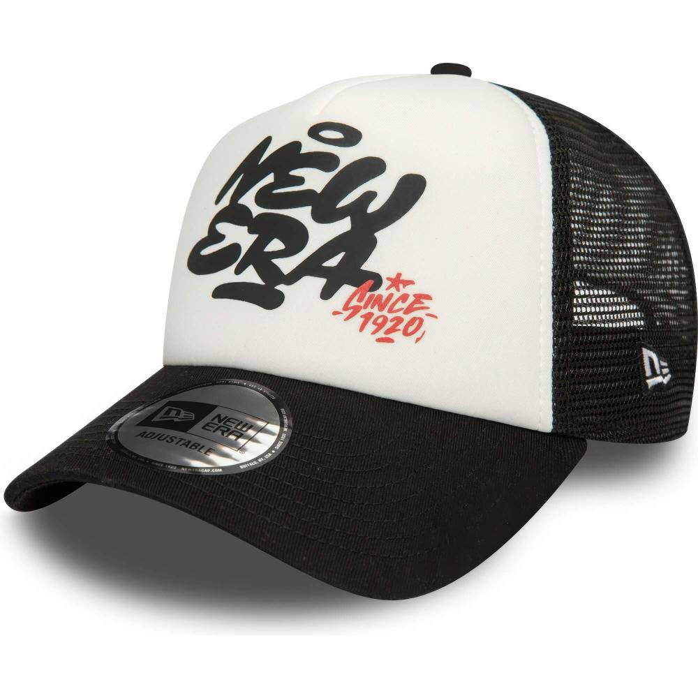 Detská šiltovka so sieťkou New Era 940K Af Trucker Youth Graffiti Black A-Frame Trucker Cap čierna