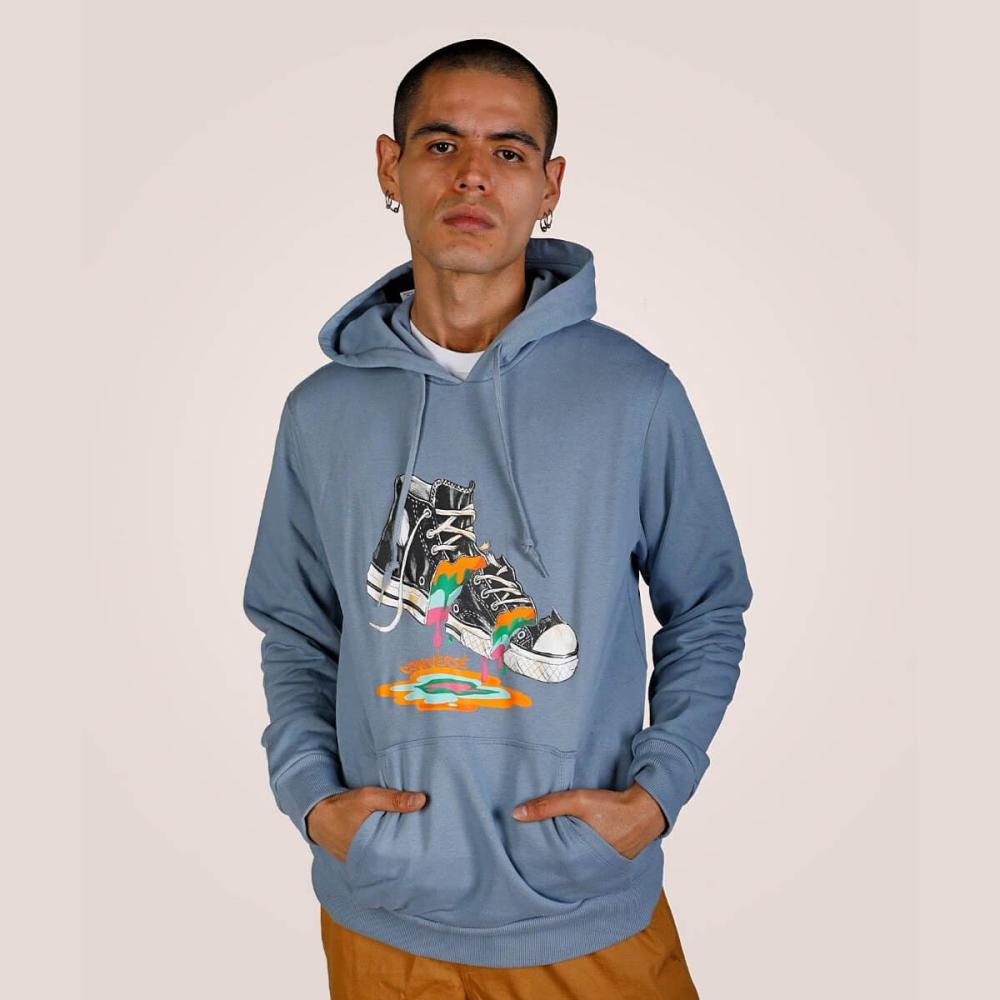 Converse Melting Chuck Hoodie BLUE