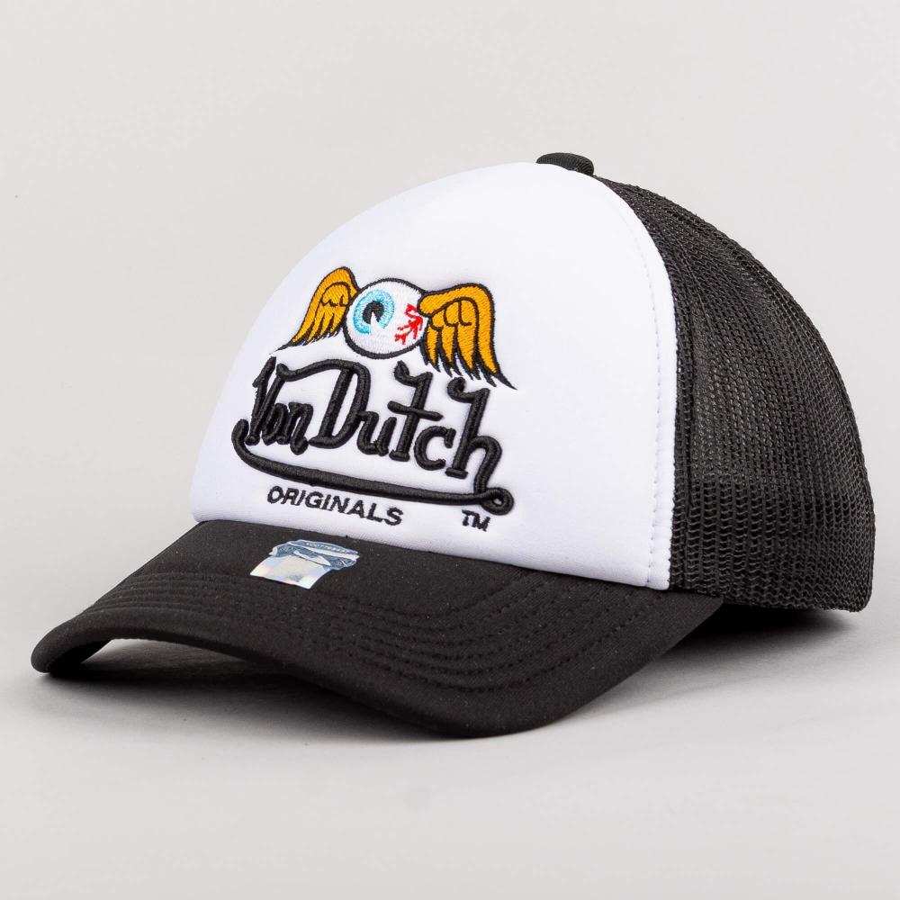 Von Dutch Originals Trucker Baker White/Black