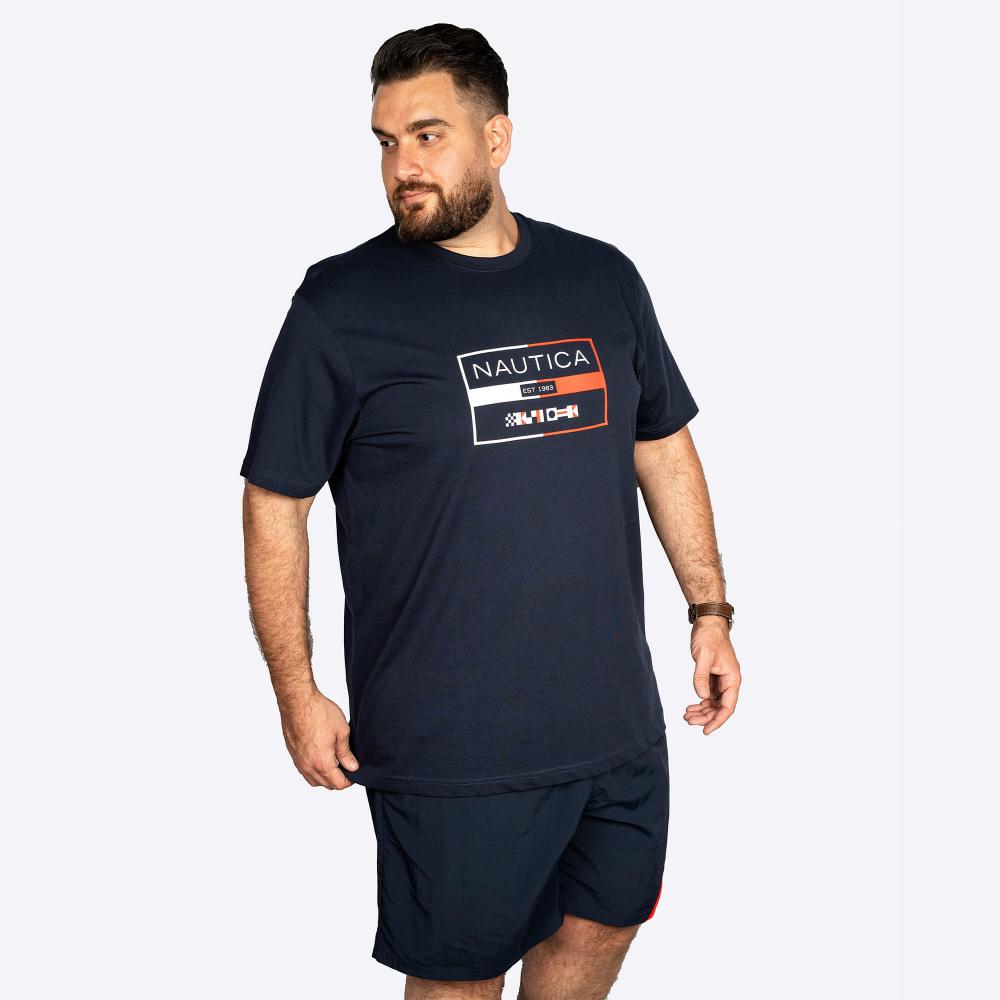 Nautica Alves B&T T-Shirt Dark Navy