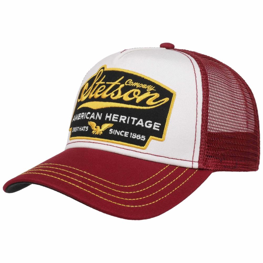 Stetson Trucker Cap American Heritage red/white