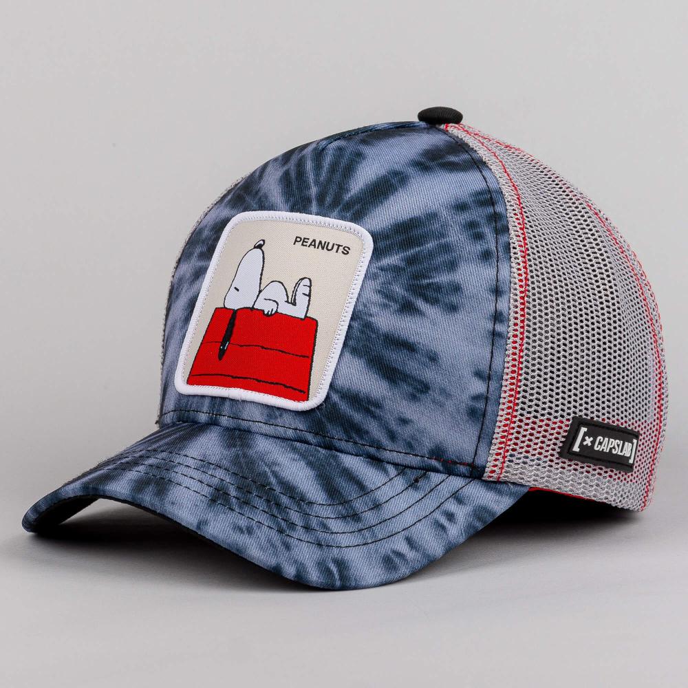 Capslab Peanuts Trucker Cap Grey/Red