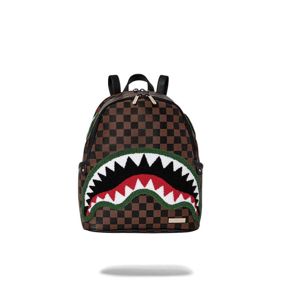 Sprayground Romeo Air Italia Shark Savage Backpack Brown