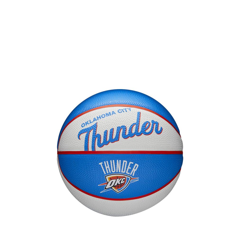 Wilson NBA Team Retro Mini Basketball Oklahoma City Thunder (sz. 3)