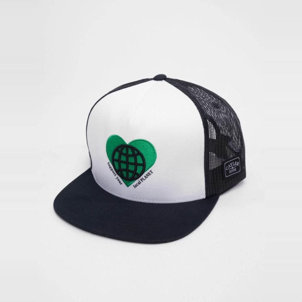 Trucker šiltovka Cayler & Sons Support Your Local Planet čierno-biela