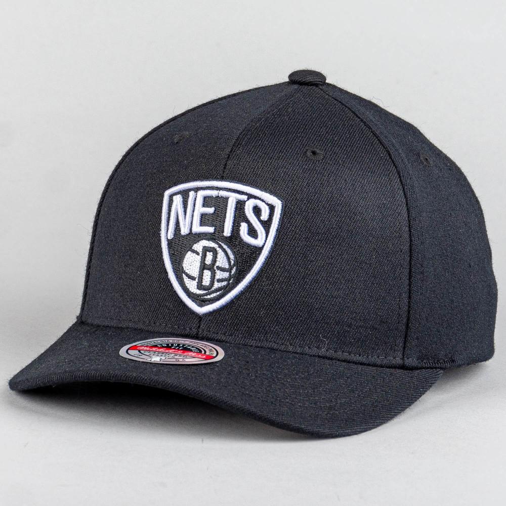 Šiltovka Mitchell & Ness snapback Brooklyn Nets Team Logo High Crown Red čierna