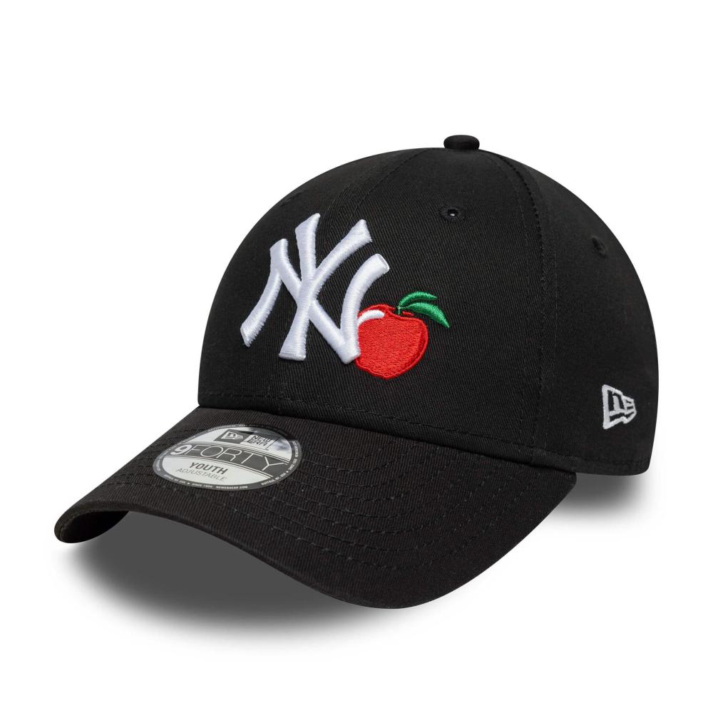 Detská Šiltovka NEW ERA 940K MLB Fruit icon 9forty NEW YORK YANKEES čierna