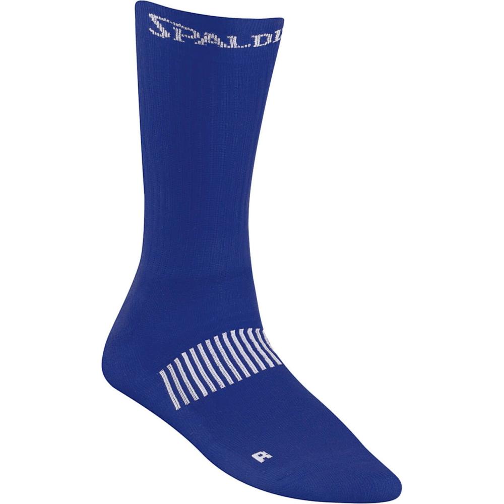 Spalding Coloured Socks Royal/White