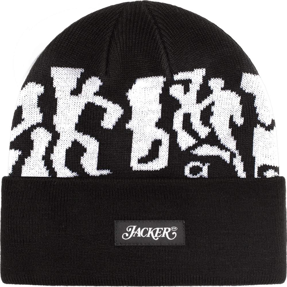 Čiapka Jacker Mirror Maze Beanie čierna