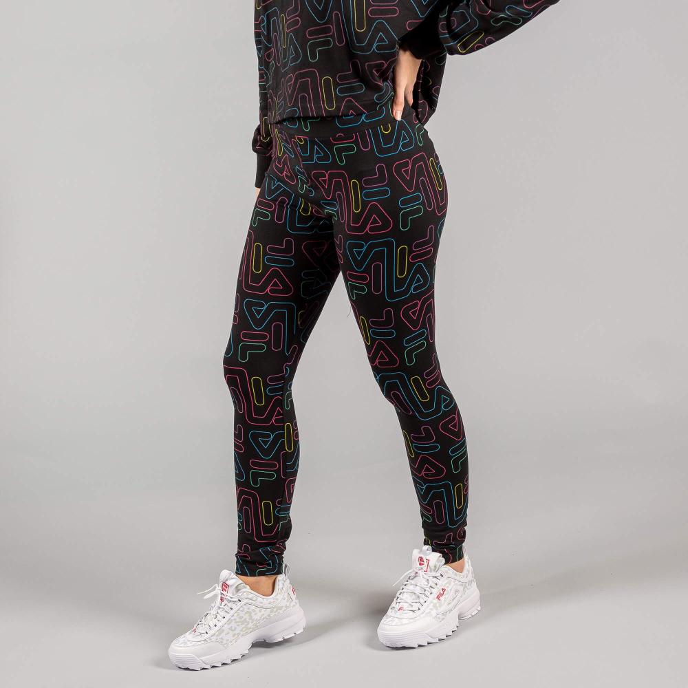 Fila FIENA AOP leggings black