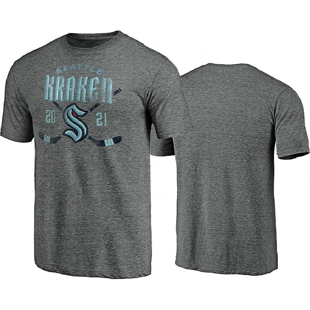 Fanatics Seattle Kraken Line Shift T-Shirt Grey