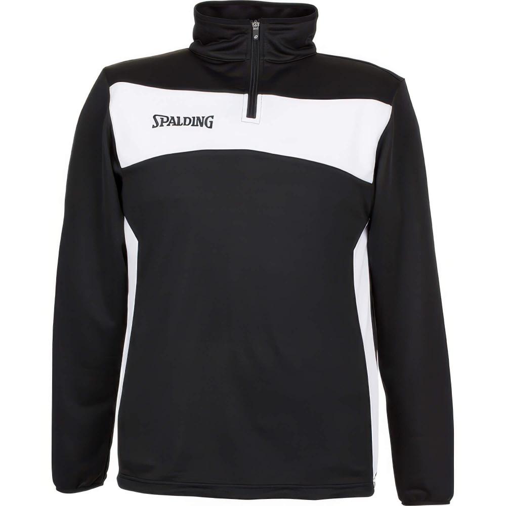 Mikina s 1/4 zipsom Spalding Evolution II 1/4 Zip Top čierna