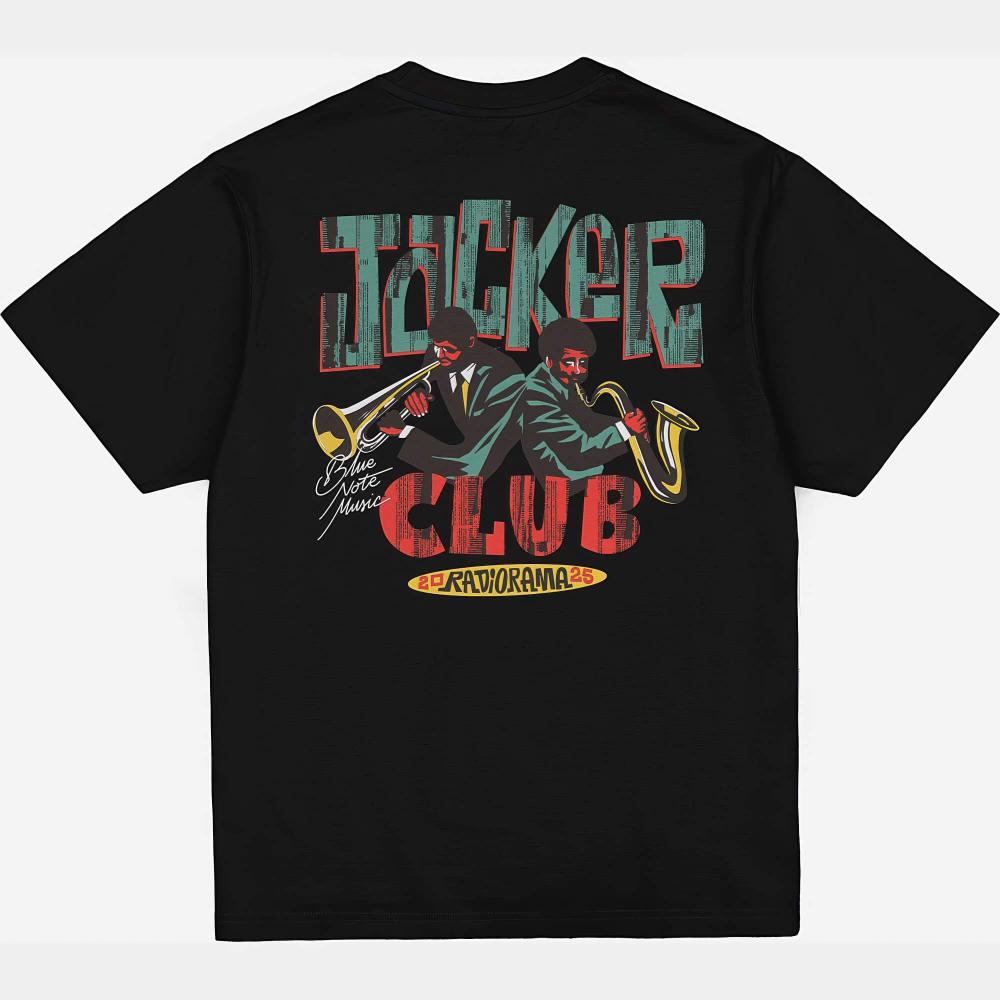 Tričko Jacker Blue Note T-Shirt čierne