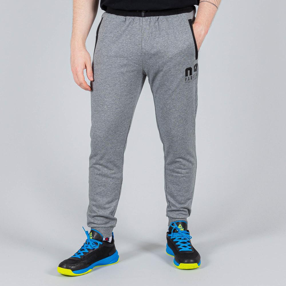 Peak Knitted Pants Mid.Melange Grey