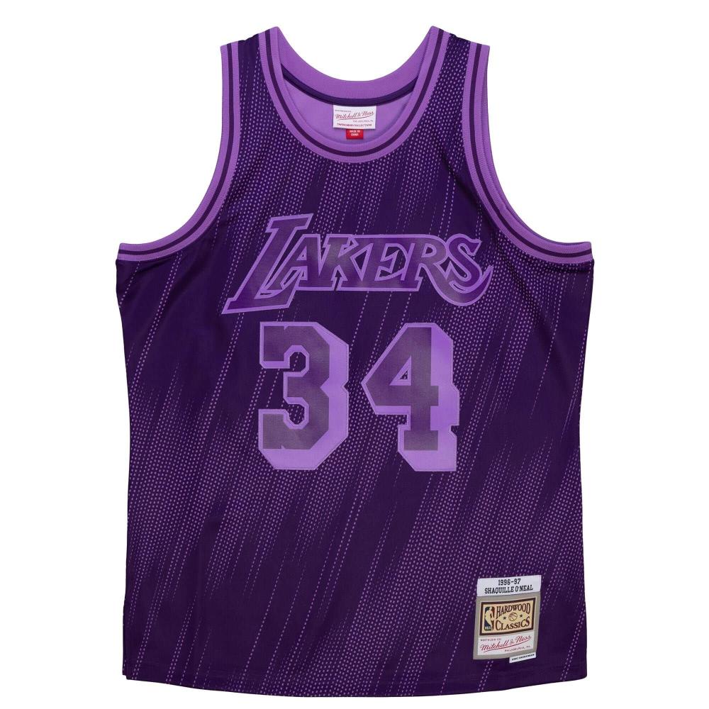 Mitchell & Ness Monochrome Swingman Jersey LOS ANGELES LAKERS SHAQUILLE O'NEAL PURPLE