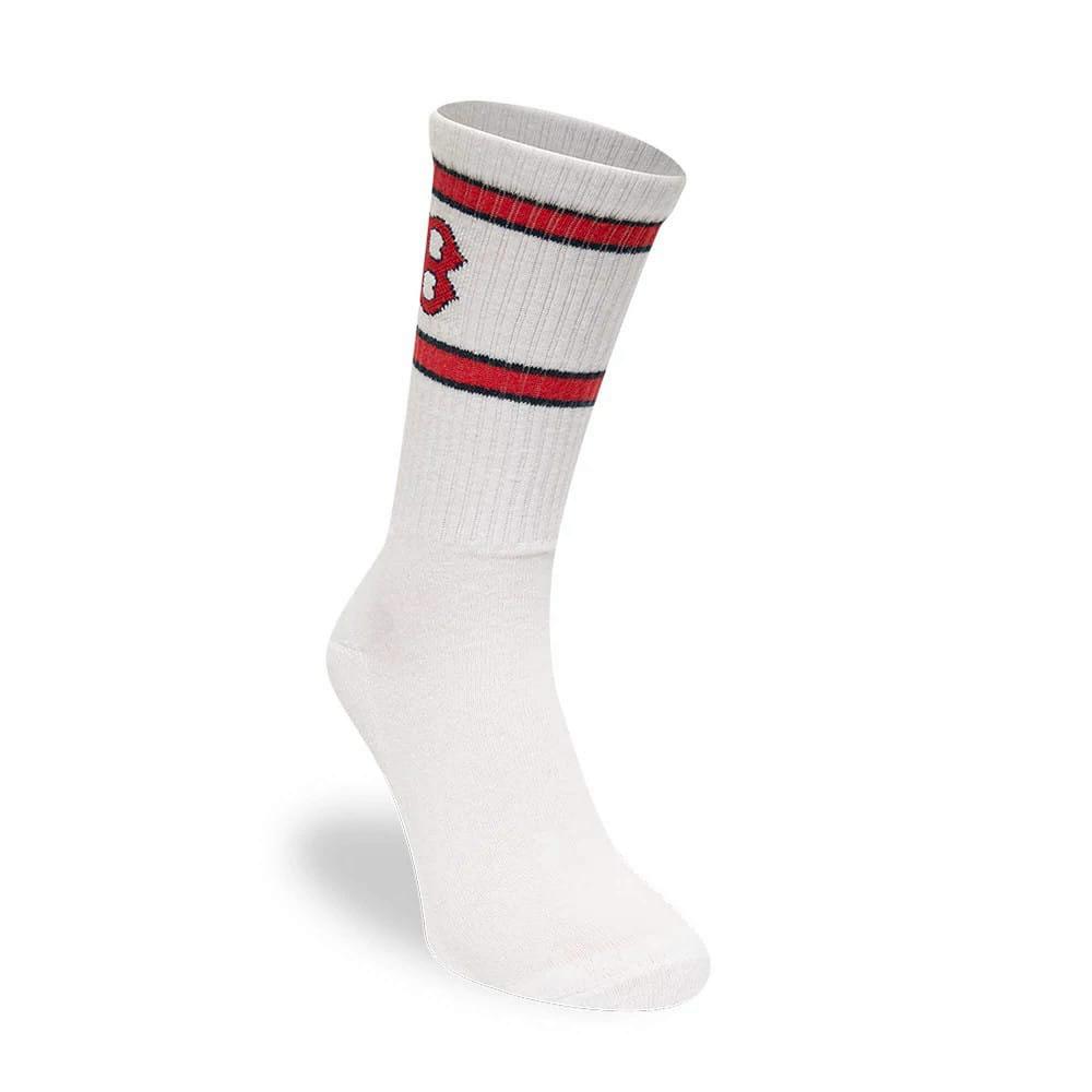 Ponožky NEW ERA Boston Red Sox MLB Premium White Socks biele