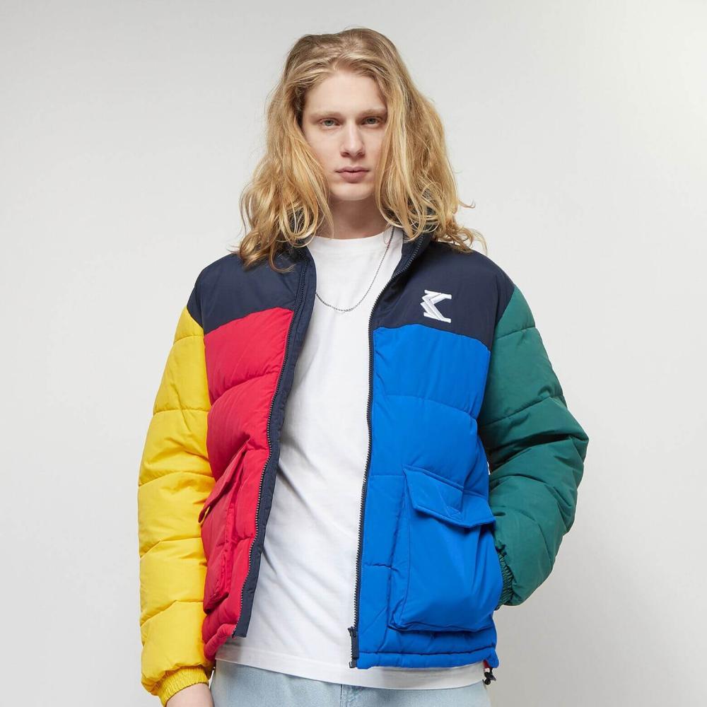 Karl Kani OG Block Puffer Jacket navy/red/blue