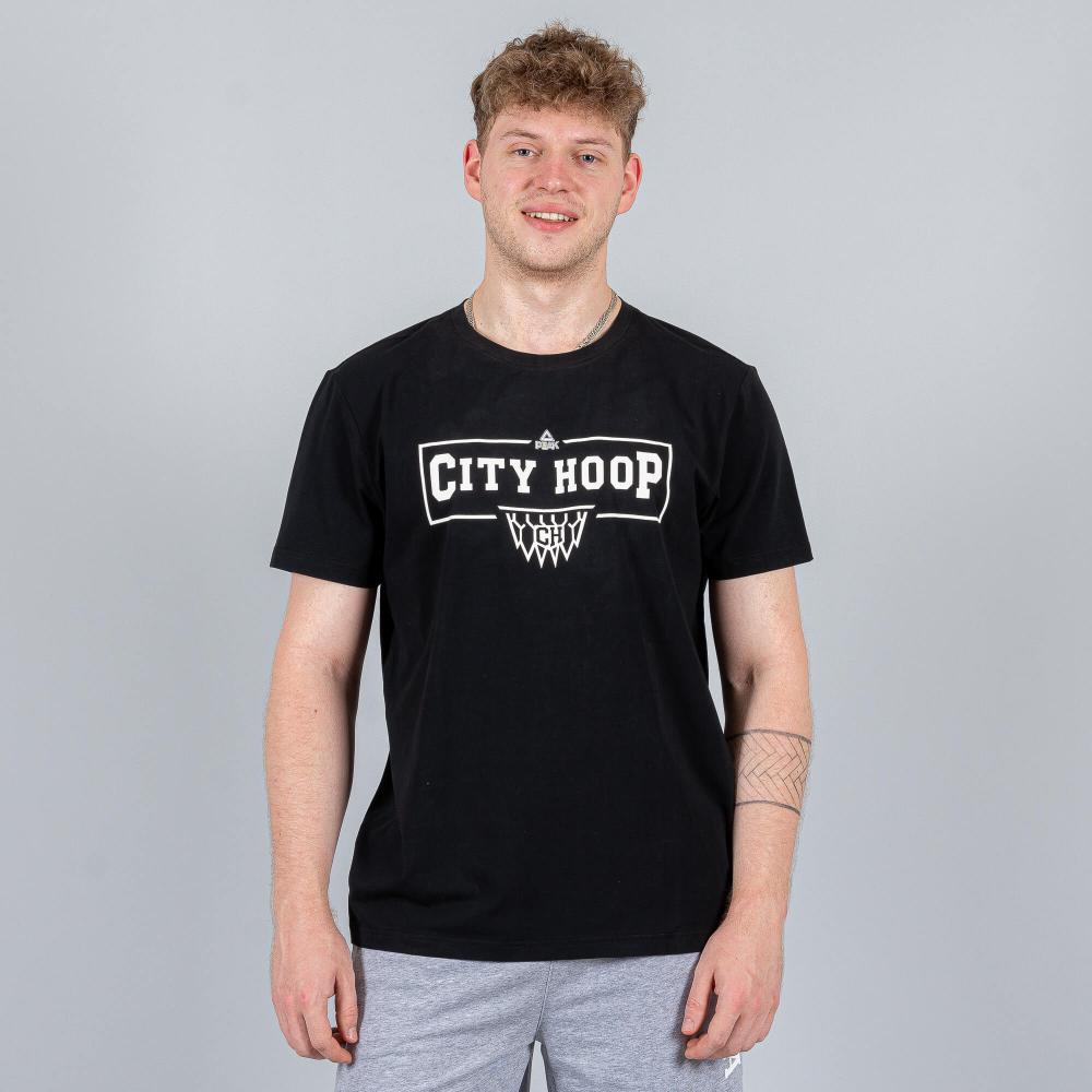 Peak Basketball Series City Hoop T-Shirt Black