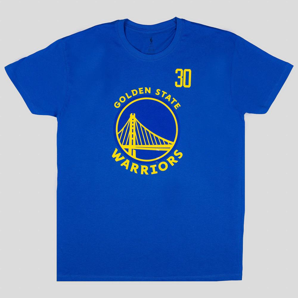 Outer Stuff Nba Standing Tall Ss Tee Golden State Warriors Curry Stephen Blue