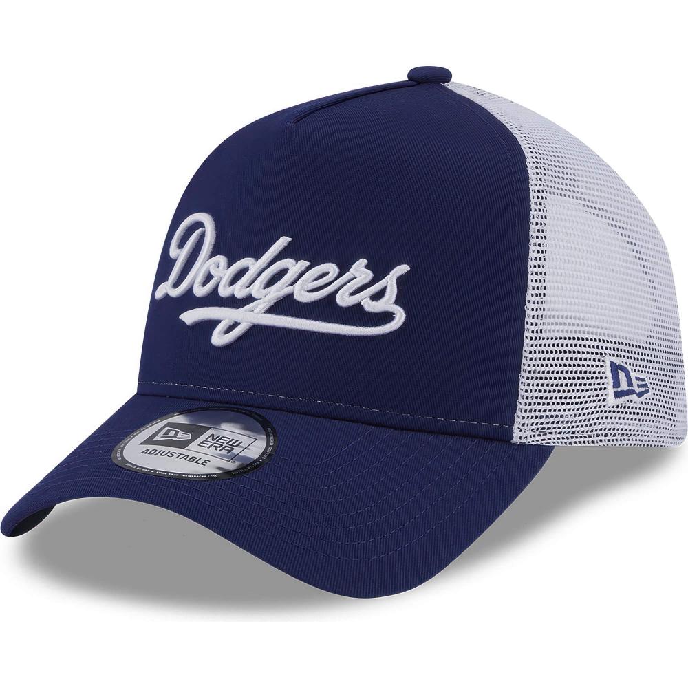 NEW ERA 940 MLB Af trucker GORRA Los Angeles Dodgers Team Script 9FORTY Navy