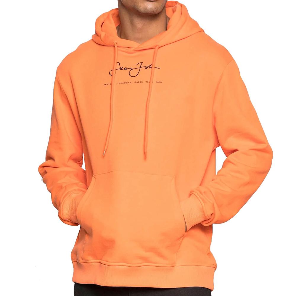 Sean John Classic Logo Essential Hoodie orange