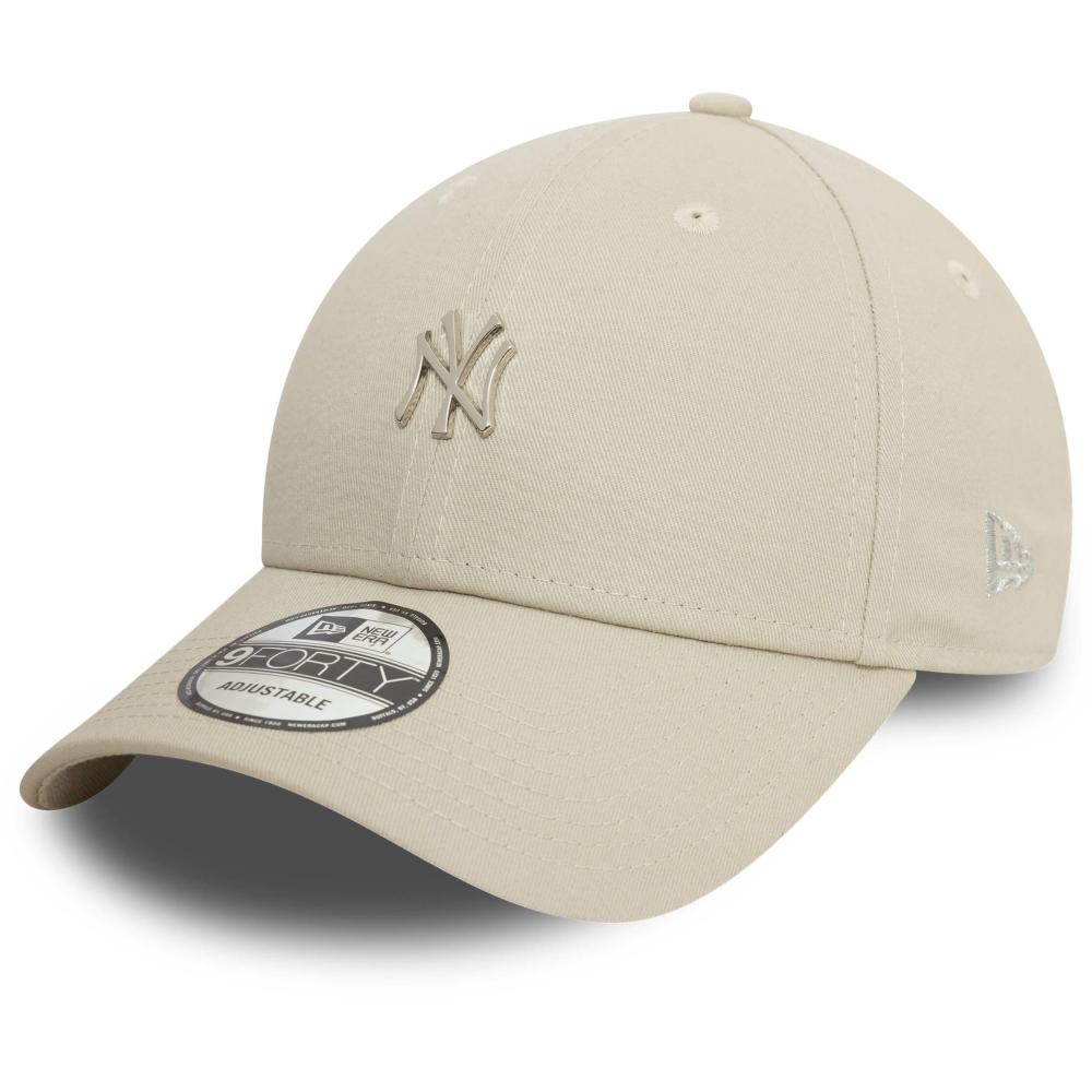 Šiltovka New Era 940 MLB New York Yankees Metallic Pin Light Beige 9FORTY Adjustable Cap béžová