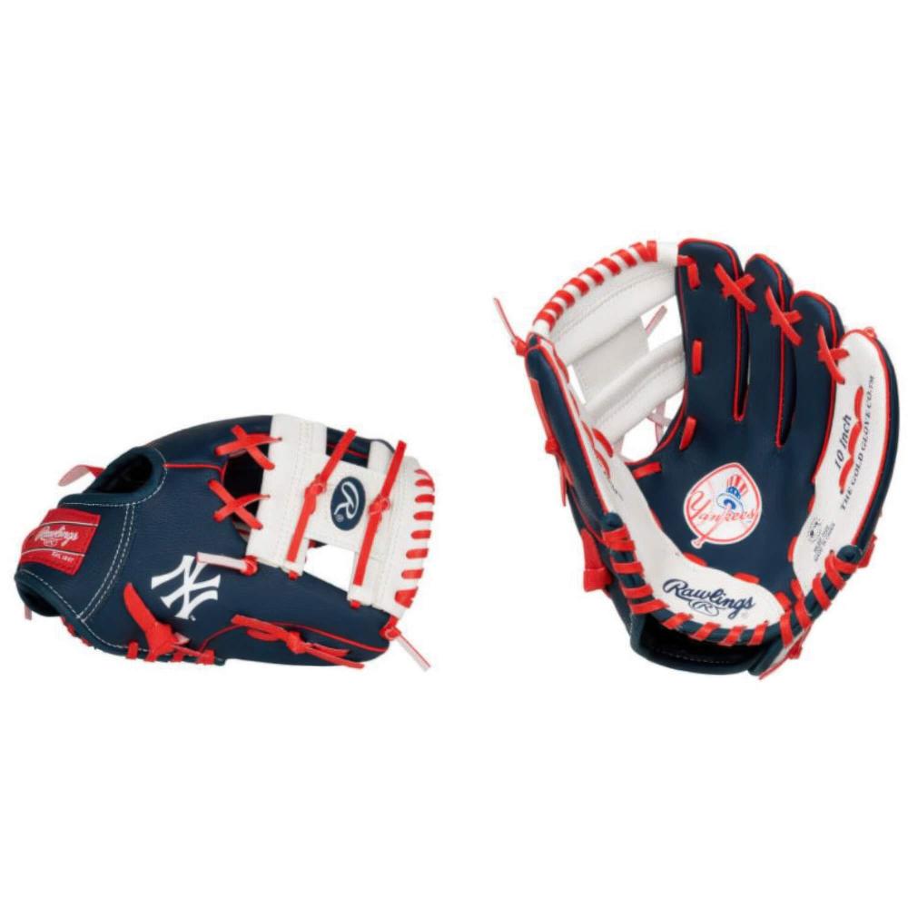 Bejzbalová rukavica Rawlings MLB Logo Gloves LH 10 Inch Team Yankees