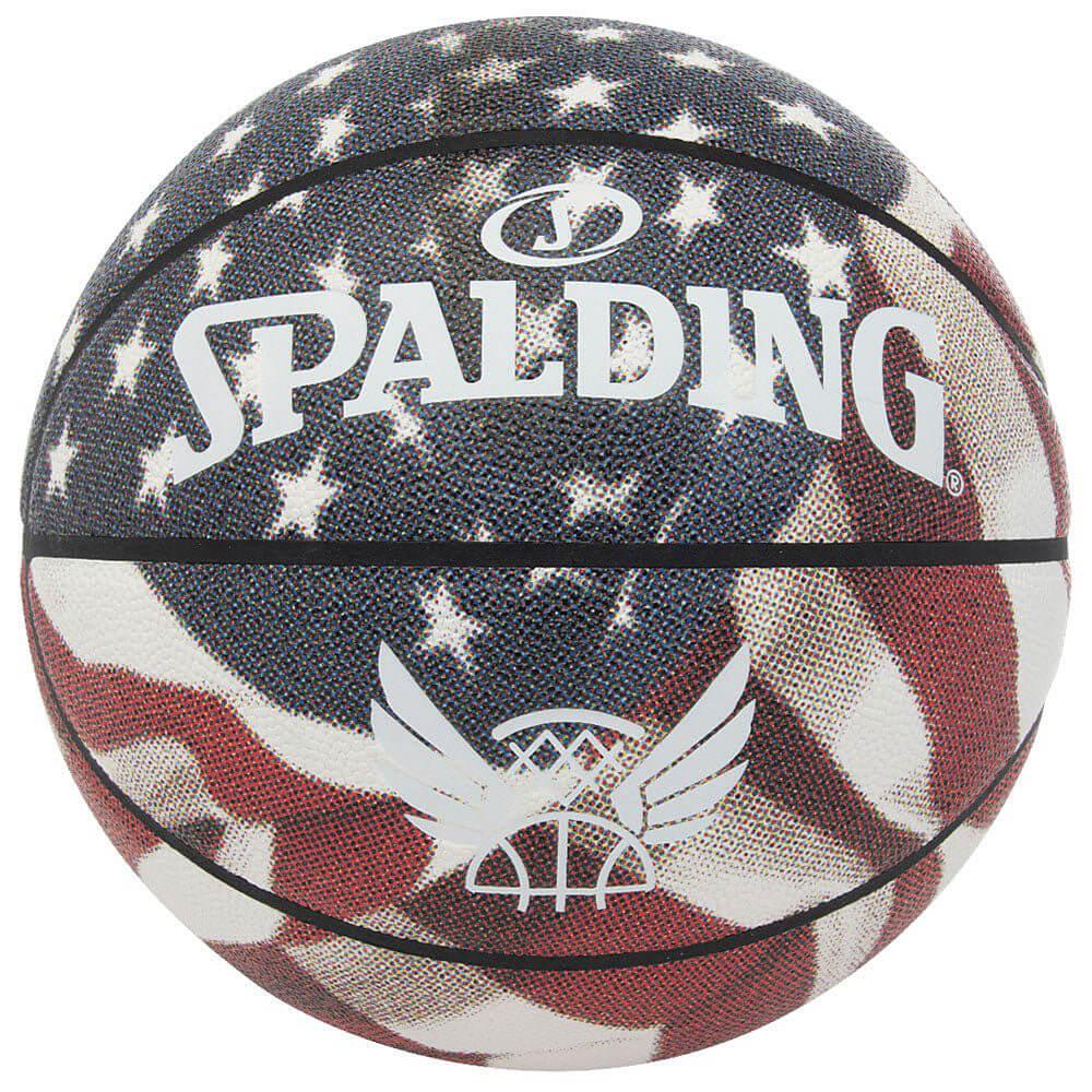 Spalding Trend Stars Stripes Rubber Basketball (sz. 7)