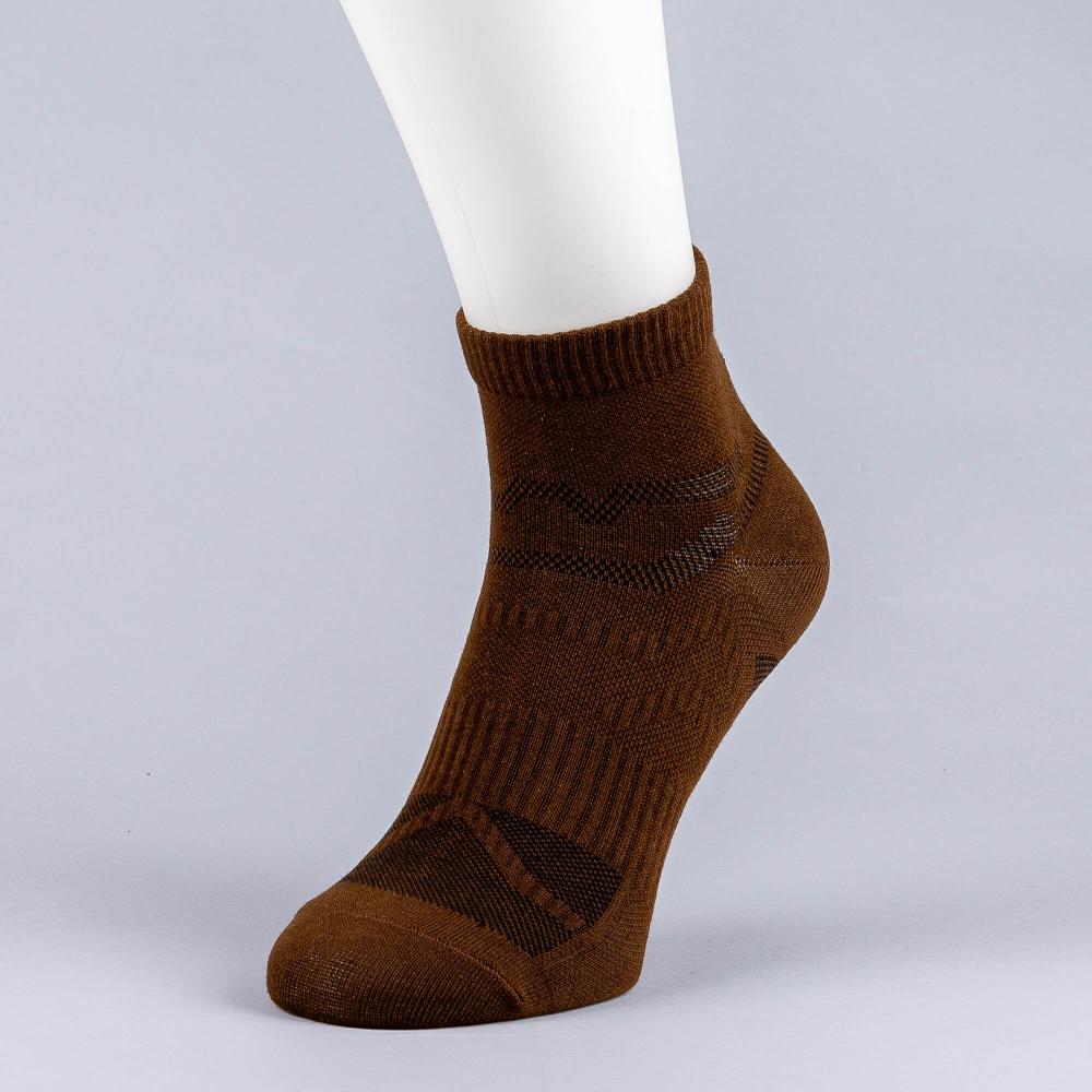 Peak Medium Cut Socks Dk.Coffee