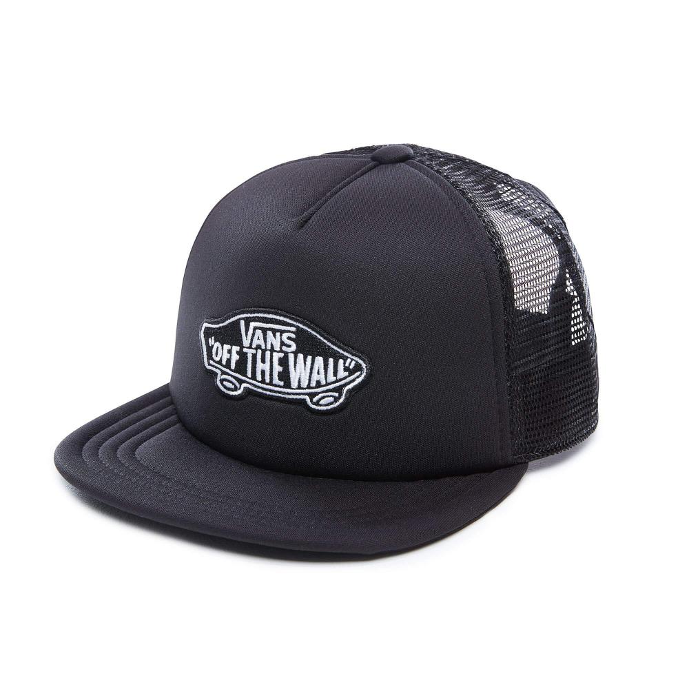 Vans Kids Classic Patch Trucker Hat (8-14+ Years) Black/Black