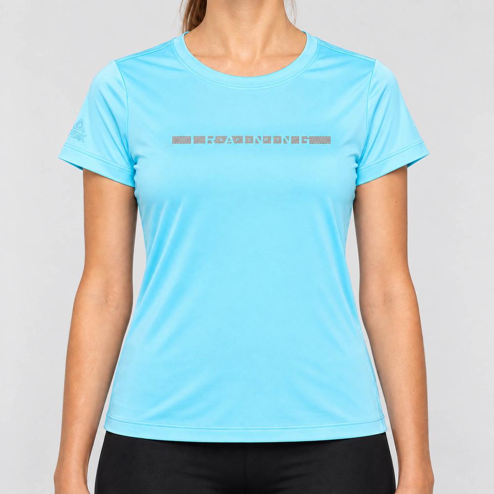 Dámske športové tričko PEAK Training Series Knitted T-Shirt svetlomodré