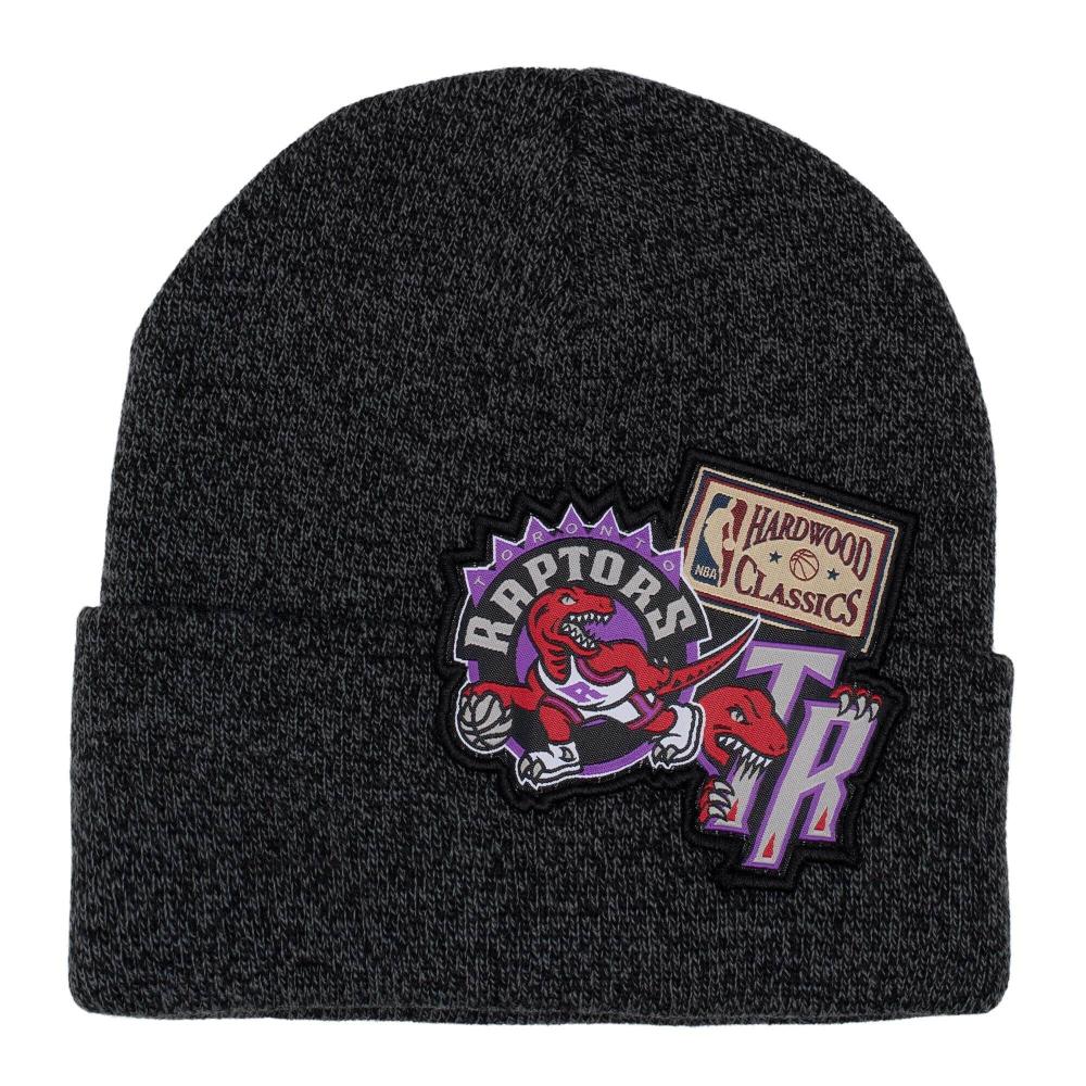 Mitchell & Ness Xl Logo Patch Knit Hwc Toronto Raptors Black