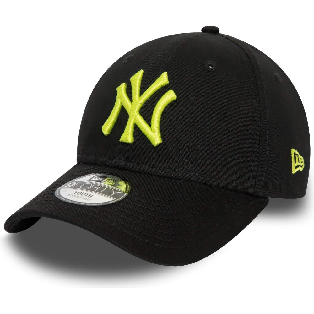 Detská šiltovka New Era 940K MLB New York Yankees Youth League Essential Black 9FORTY Adjustable Cap čierna