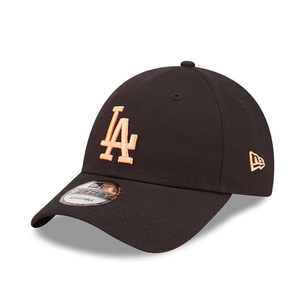 NEW ERA MLB LA Dodgers League Essential Black 9FORTY Adjustable Cap Black