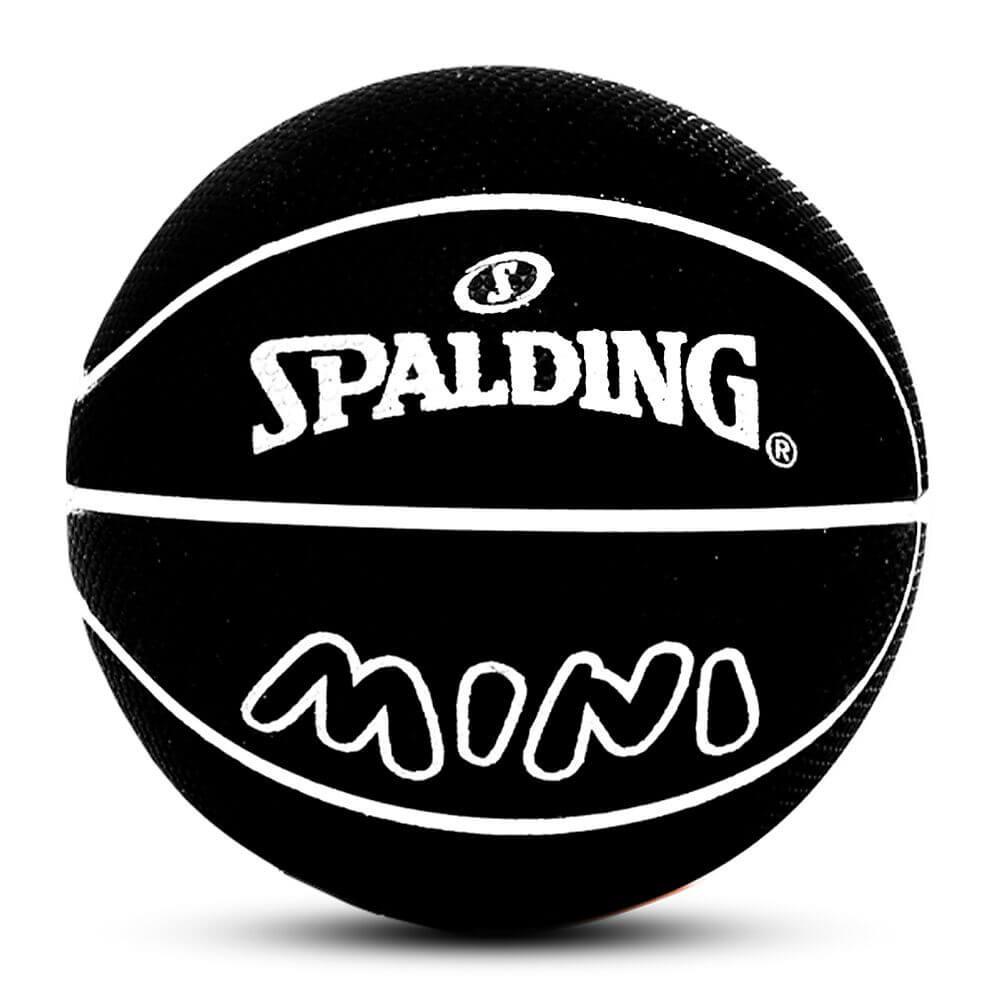 Mini basketbalová lopta Spalding Spaldeens Basketball čierna